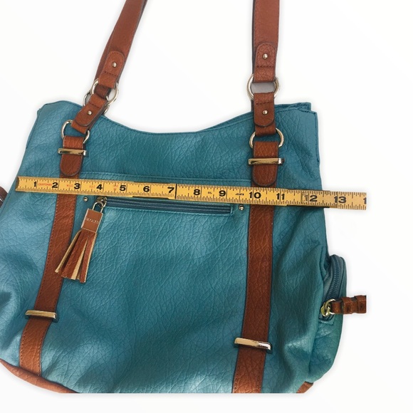 Rosetti green / brown handbag - Picture 9 of 16